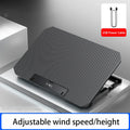 Laptop Cooling Pad - Quiet Dual-Fan Stand for 12-16 Inch Gaming Laptops