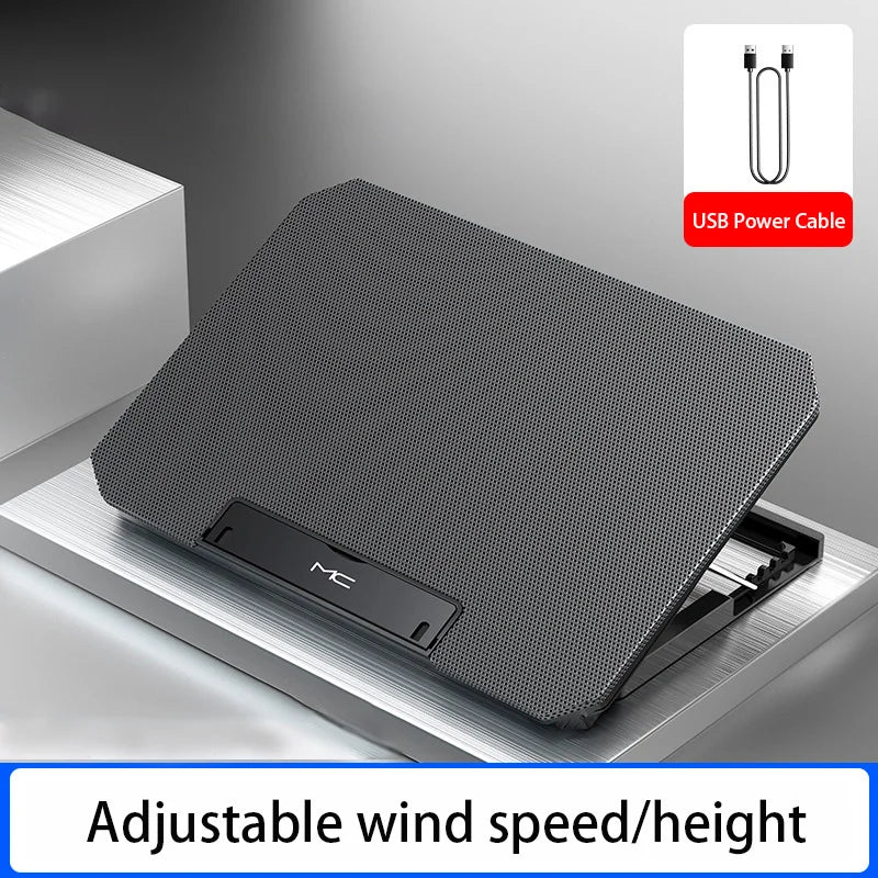 Laptop Cooling Pad - Quiet Dual-Fan Stand for 12-16 Inch Gaming Laptops