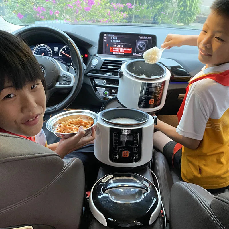 12V/24V car rice cooker - detail view
