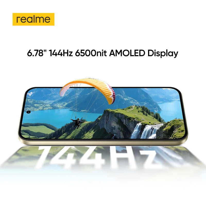 6.78 inch 144Hz 6500nit AMOLED display