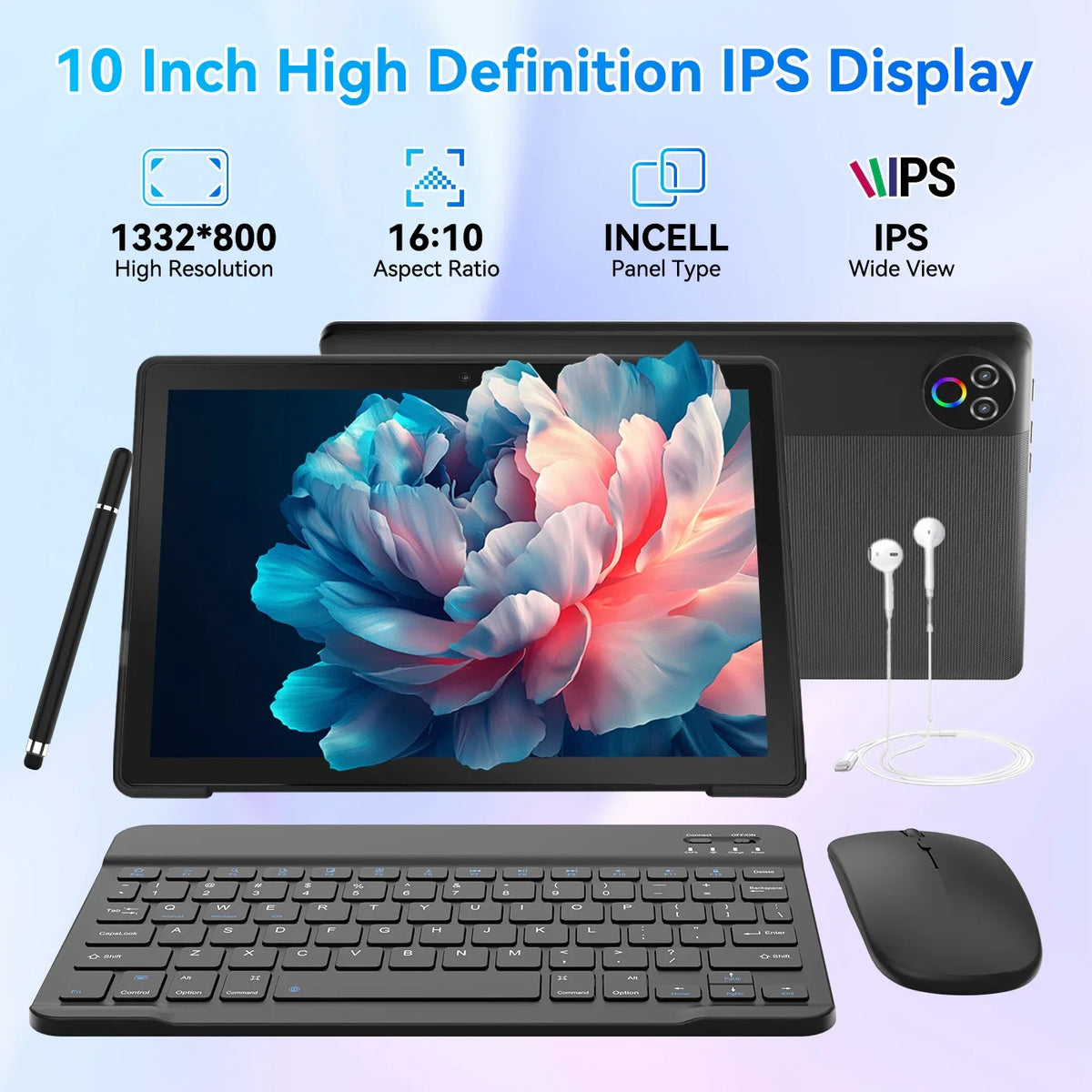 URAO 10" Android 15 Tablet - GMS Certified, 64GB & 128GB