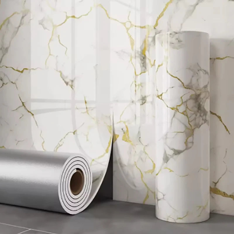 Peel & Stick Marble Wall Tiles - Waterproof Self-Adhesive Foam Wallpaper