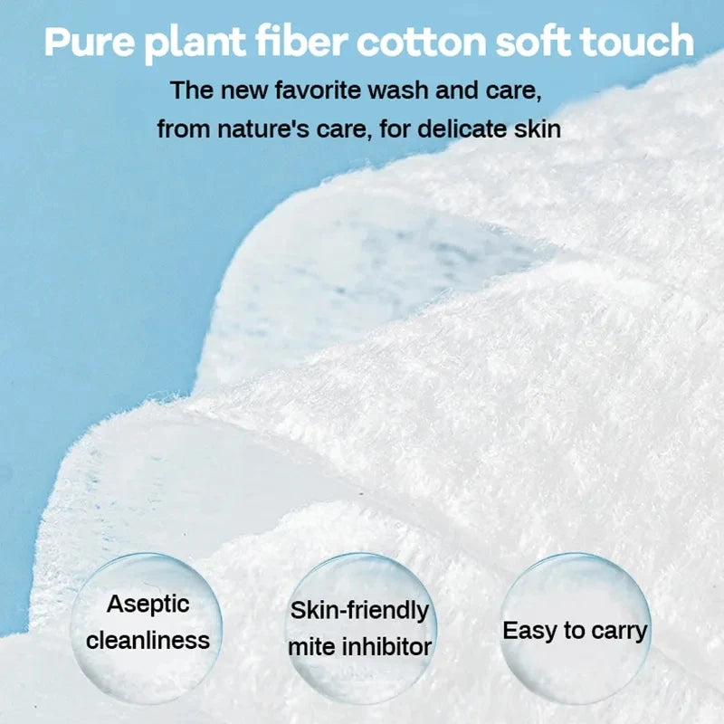 Cotton Facial Cleansing Towels - 100 Count