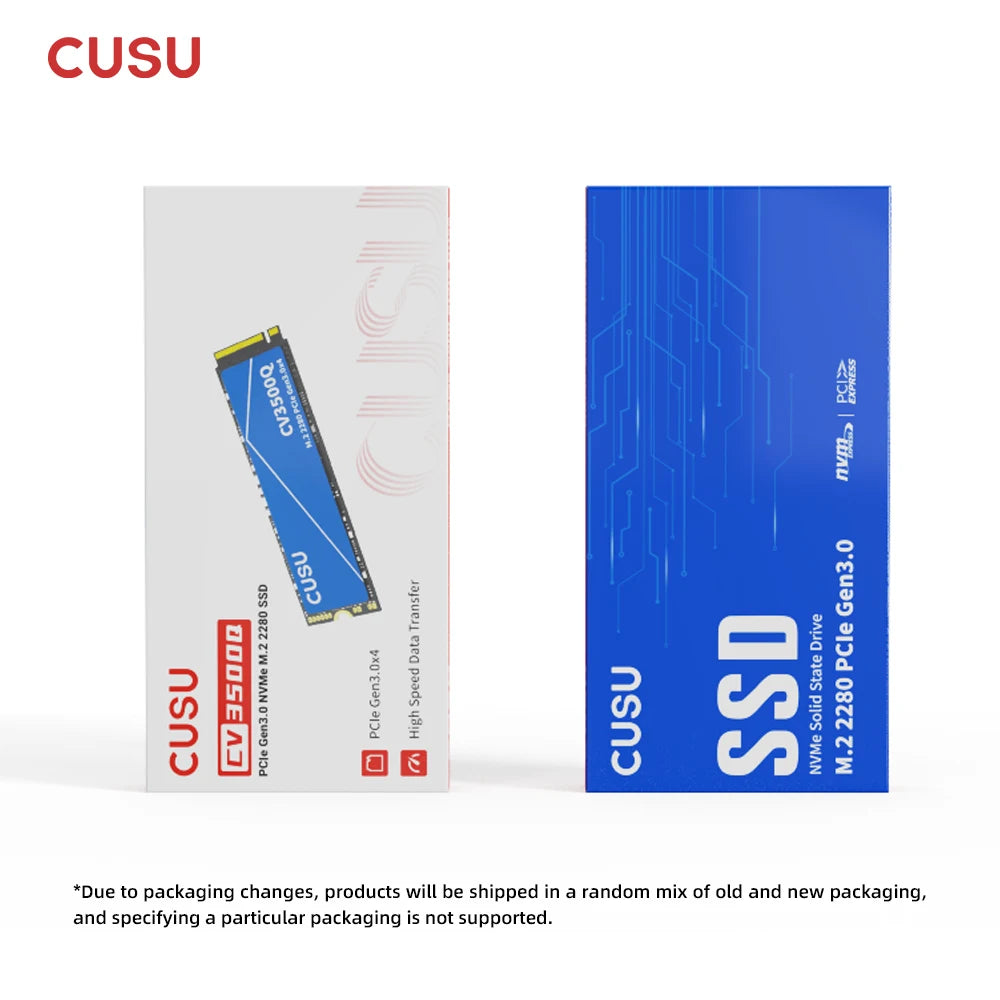 CUSU M.2 NVMe Internal SSD - 512GB to 2TB PCIe 3.0