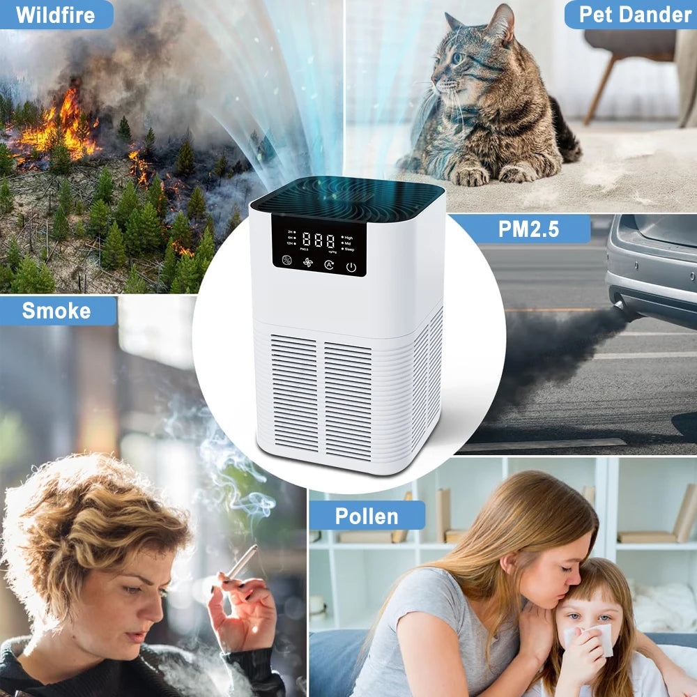 Air Purifier with Aromatherapy - detail view