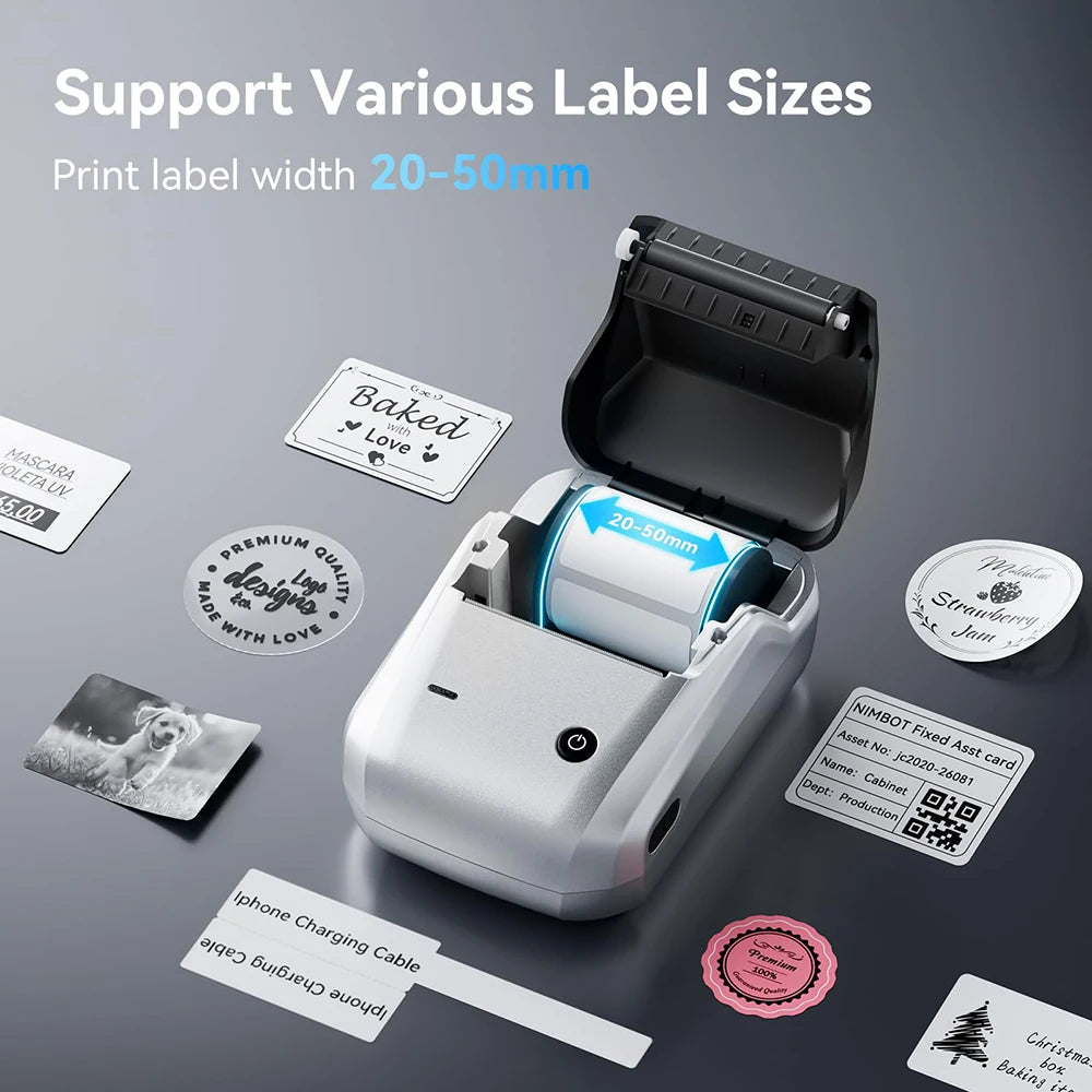 NIIMBOT B1 Label Printer - detail view