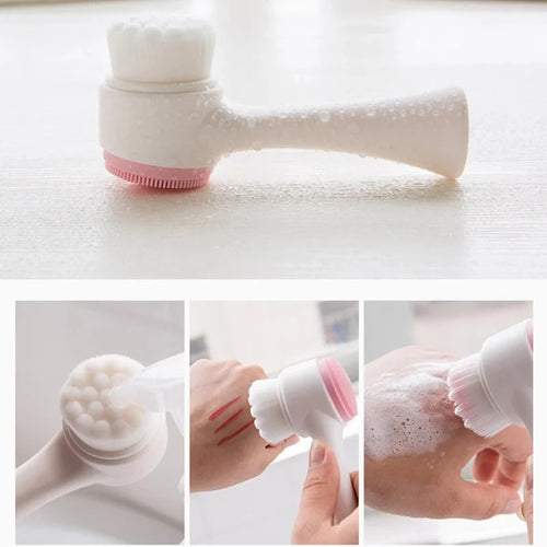3D Silicone Facial Cleansing Brush - detail view