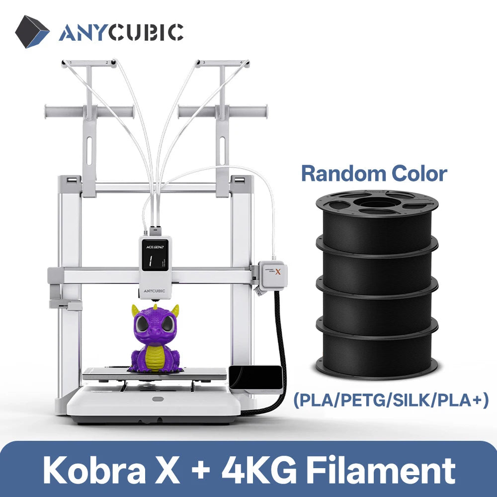 ANYCUBIC Kobra X 3D Printer - 600mm/s High-Speed FDM