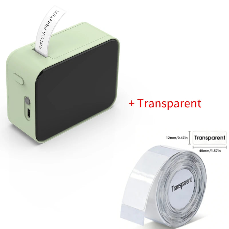 MarkLife P15 Mini Label Printer - Bluetooth Thermal, No Ink