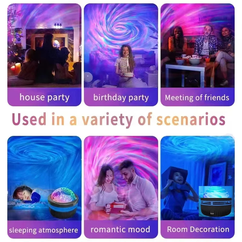 Galaxy Star Projector - LED Starry Sky Night Light