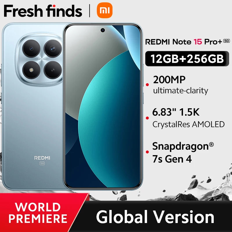 Xiaomi Redmi Note 15 Pro+ 5G - Global Version, Snapdragon