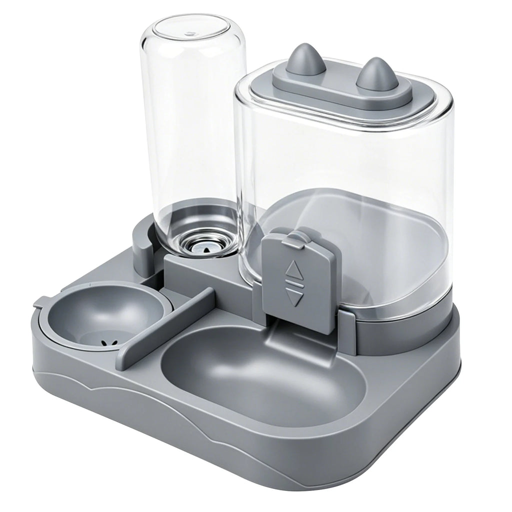 Automatic Pet Feeder - 2-in-1 Food & Water Dispenser