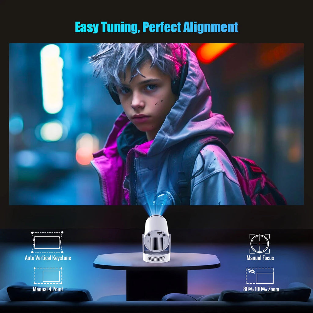 Magcubic HY300 Pro+ Smart Projector - Android 14, Dual WiFi, 290 ANSI