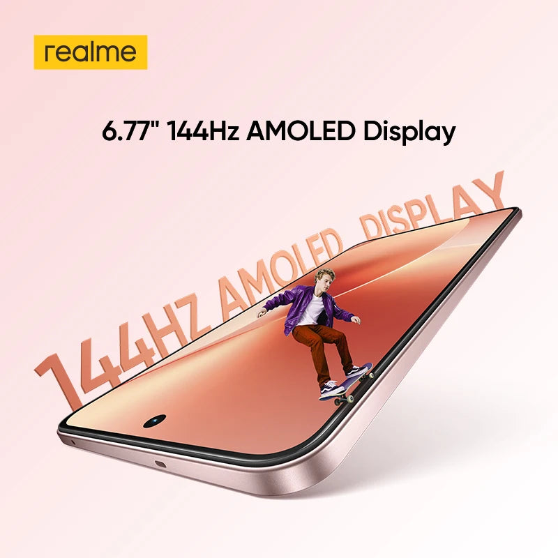 6.77 inch 144Hz AMOLED display