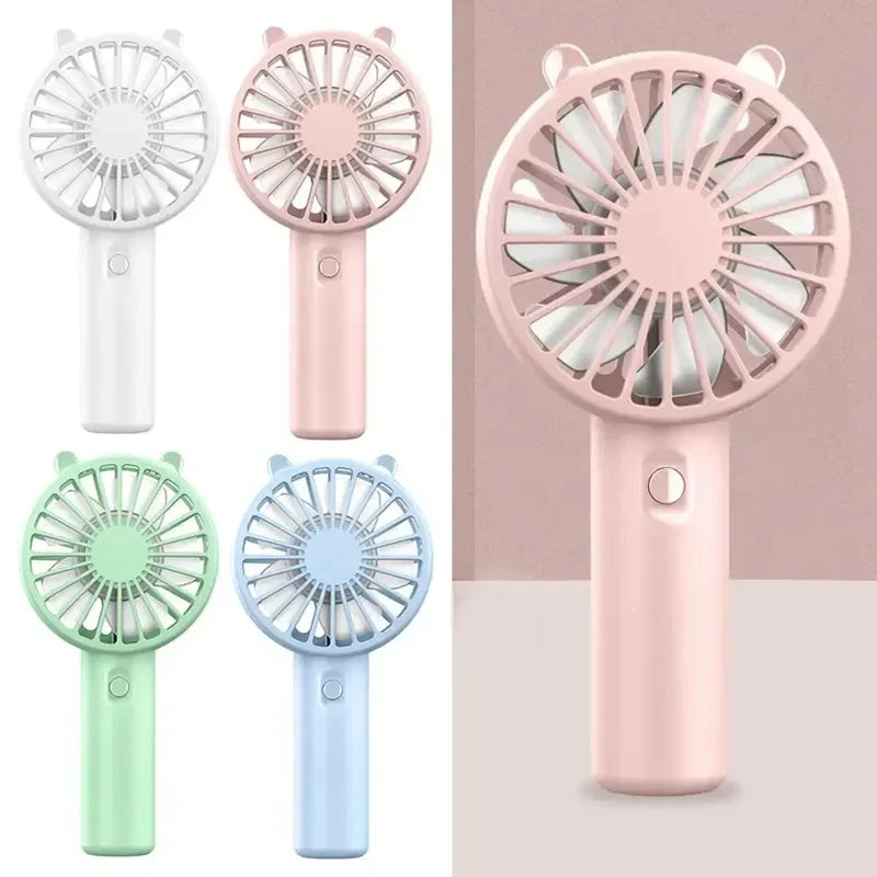Rechargeable Handheld & Desk Fan - Silent
