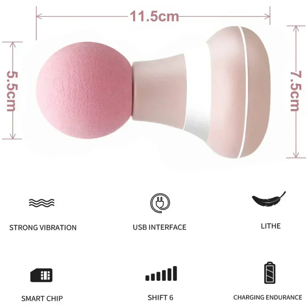 Mini Massage Gun - Ultra-Quiet Deep Tissue Percussion