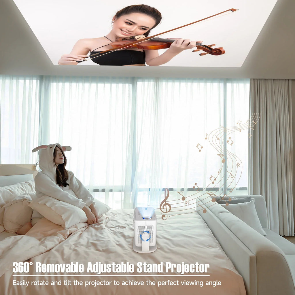 Magcubic L018 360° Smart Projector - Native 1080p, 650 ANSI, Android 14