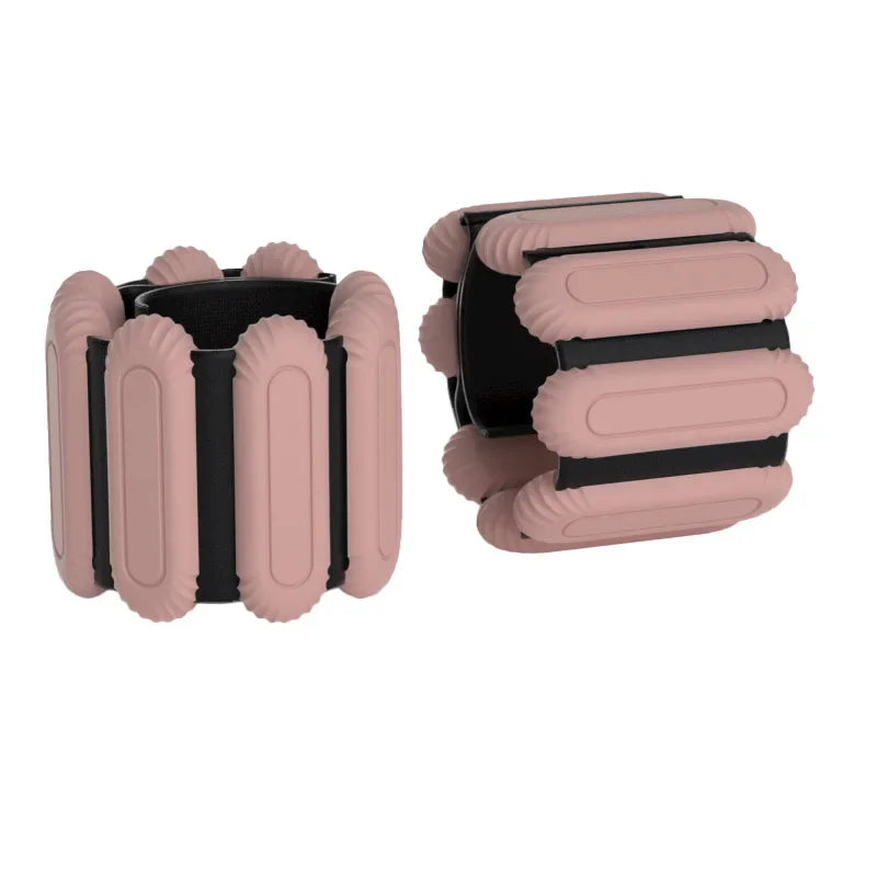 Adjustable Silicone Wrist & Ankle Weights (Pair) - Pilates & Walking Weights