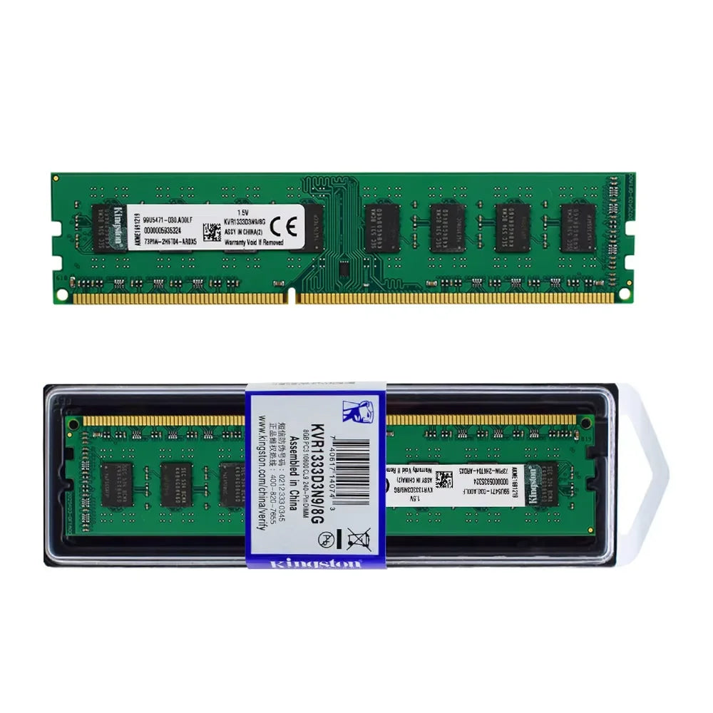 Kingston Desktop RAM - DDR3 & DDR4, 4GB to 16GB
