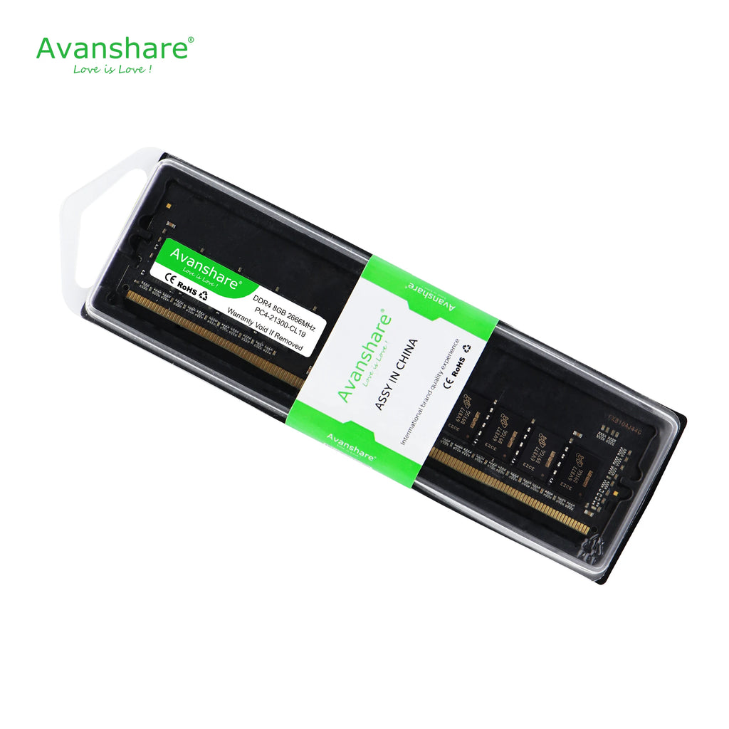 Avanshare Desktop RAM - DDR3, DDR4 & DDR5 from 4GB to 32GB