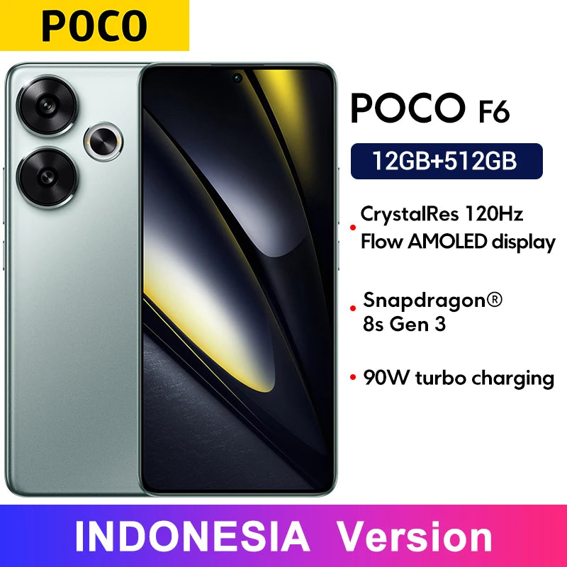 POCO F6 5G - Snapdragon Flagship Performance, 120Hz Flow AMOLED