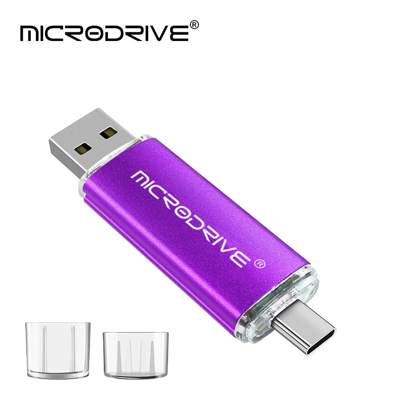 Type-C OTG Flash Drive - Dual Connector, 4GB to 128GB