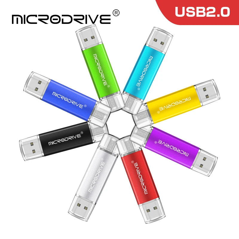 Type-C OTG Flash Drive - Dual Connector, 4GB to 128GB