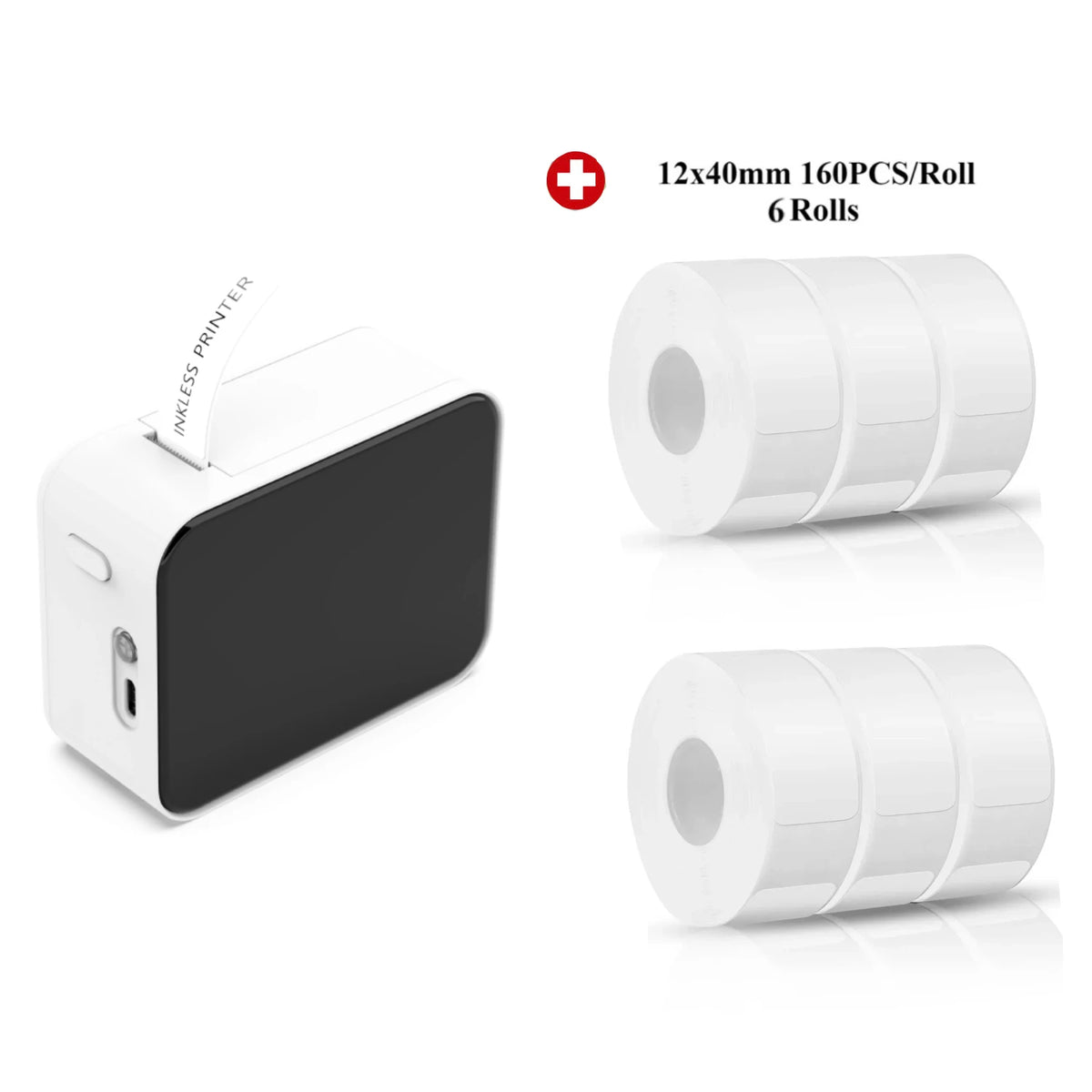 MarkLife P15 Mini Label Printer - Bluetooth Thermal, No Ink