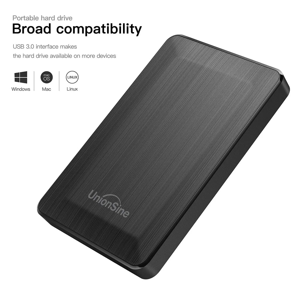 UnionSine Portable Hard Drive - detail view