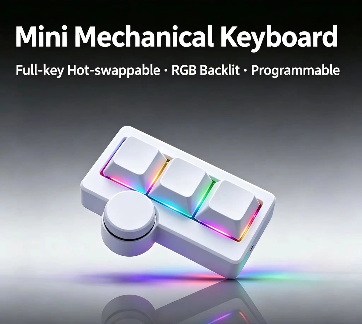 Hot-Swappable RGB Mini Mechanical Keyboard