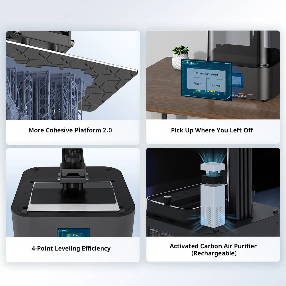 ANYCUBIC Photon Mono 4 AE - 7" 10K Resin 3D Printer