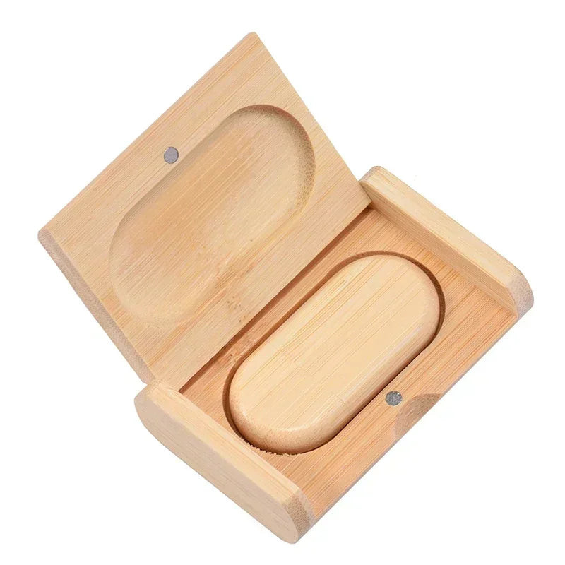 Wooden USB Flash Drive - 8GB to 128GB Keepsake Pen Drive