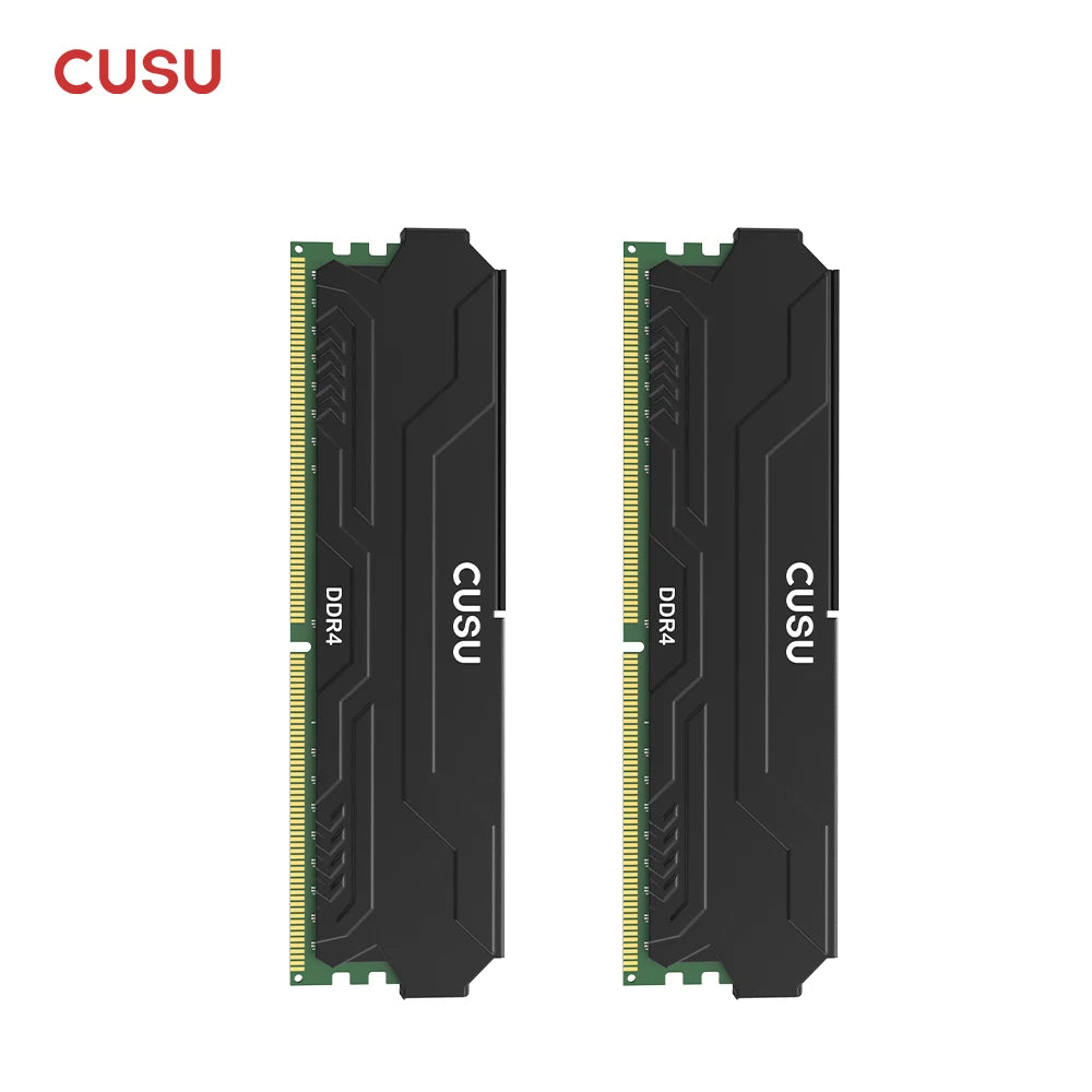 CUSU DDR4 Desktop RAM - 8GB & 16GB, 3200 / 3600MHz with Heatsink