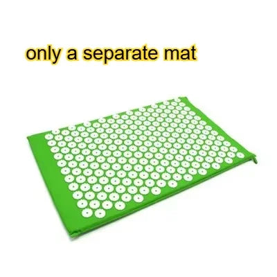 Acupressure Mat & Pillow Set - Relaxation Mat for Back, Neck & Feet