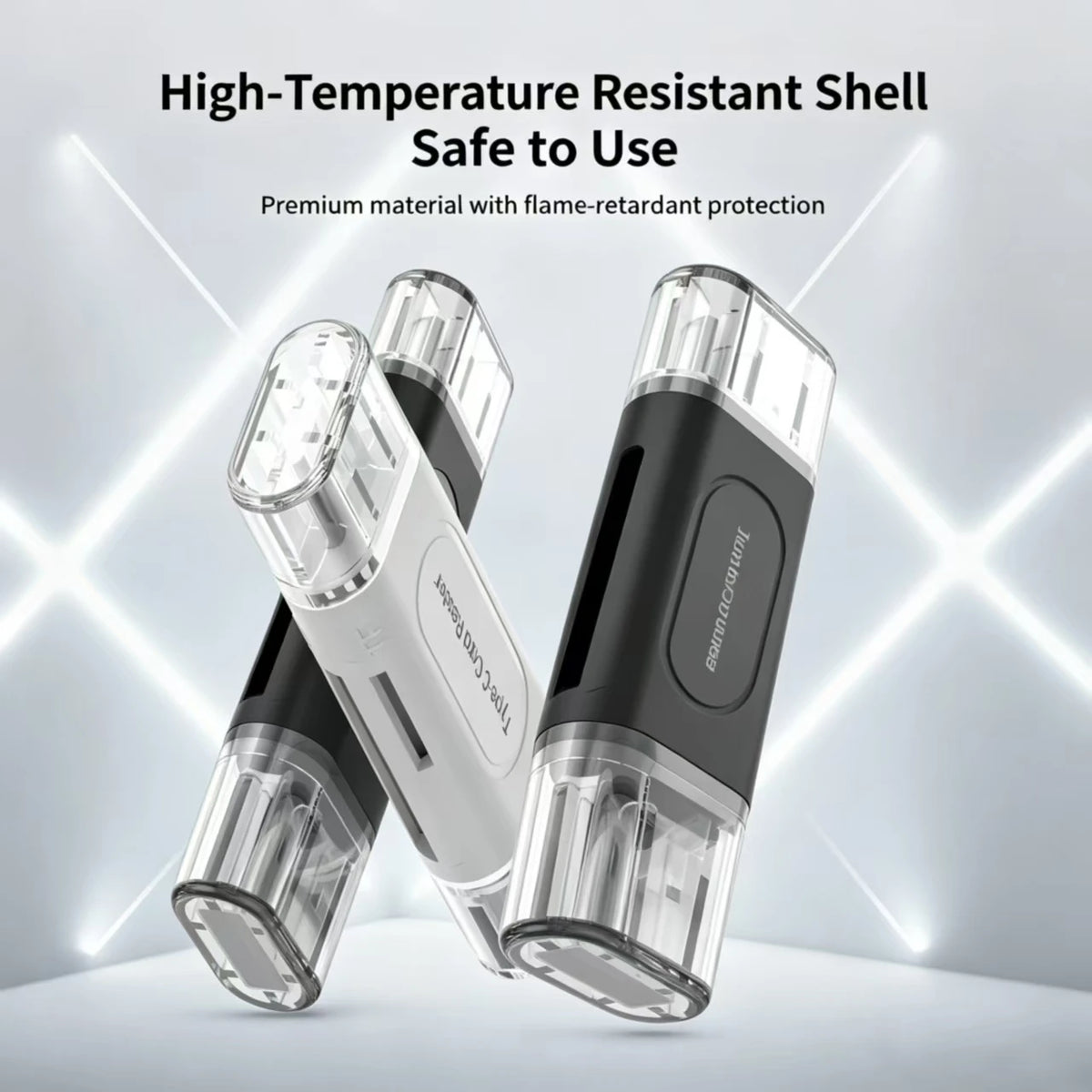 Dual-Port SD & TF Card Reader - USB-A and USB-C