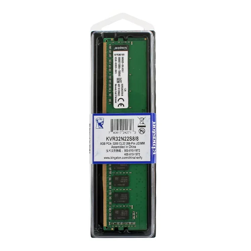 Kingston Desktop RAM - DDR3 & DDR4, 4GB to 16GB