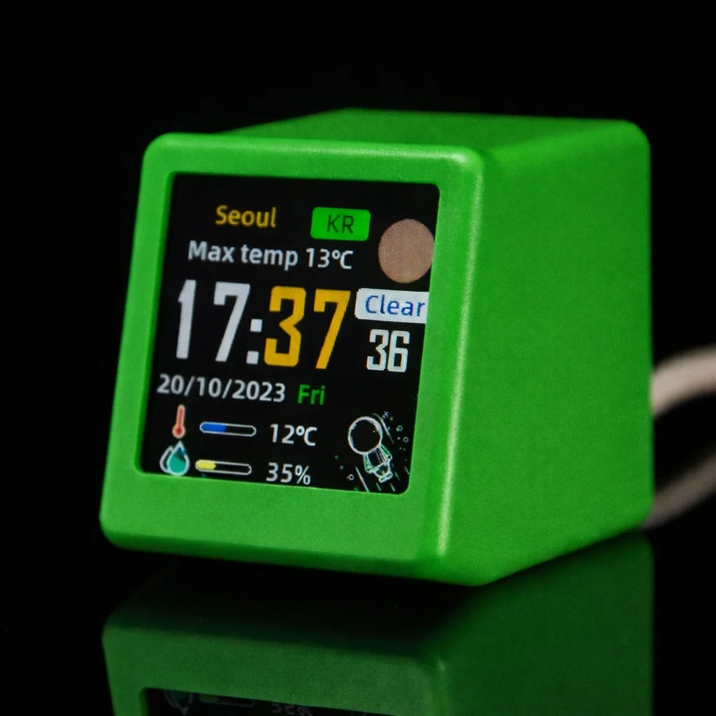 Smart desk clock app pairing over WiFi