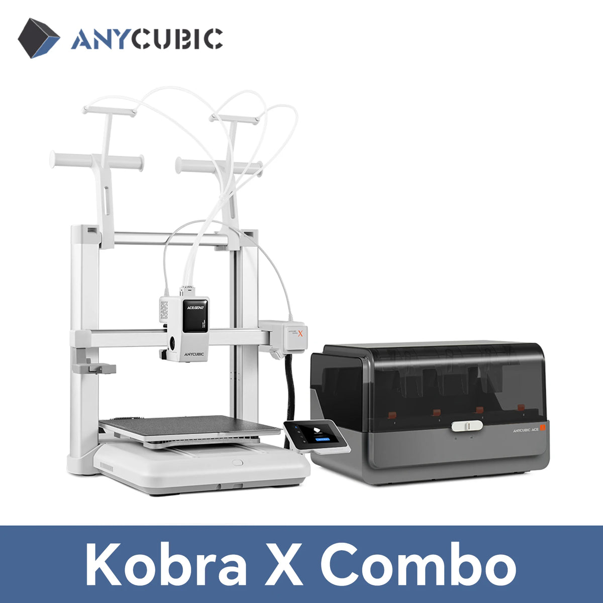 ANYCUBIC Kobra X Combo 3D Printer - Multi-Colour, 600mm/s