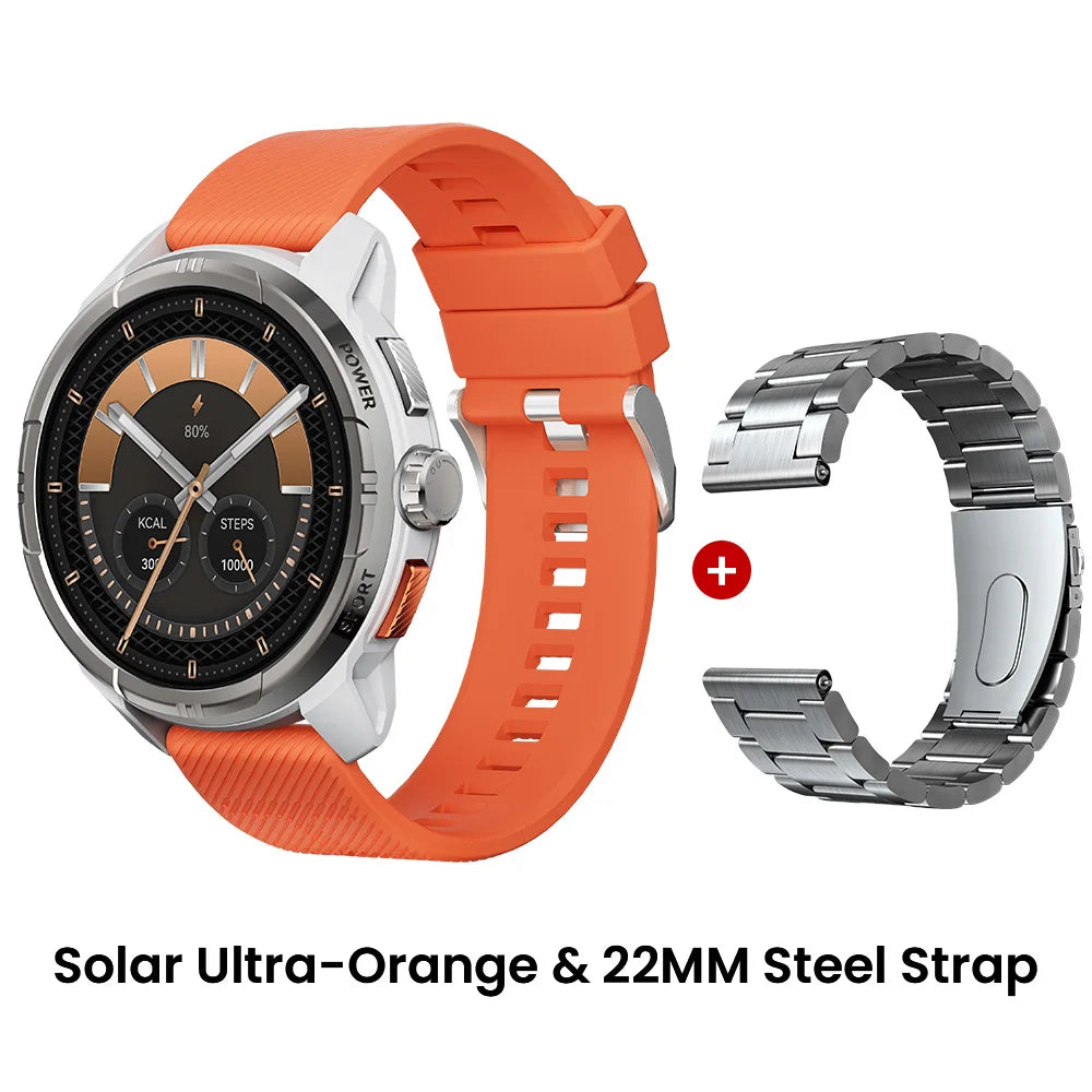 HAYLOU Solar Ultra GPS Smartwatch - 1.6" AMOLED, 5ATM Waterproof
