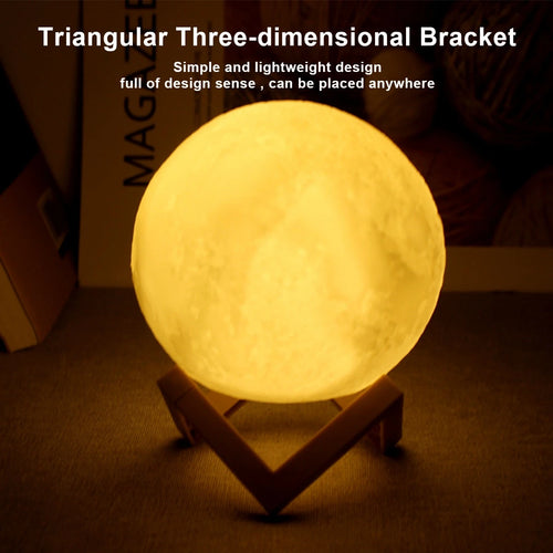 3D Moon Lamp - detail view