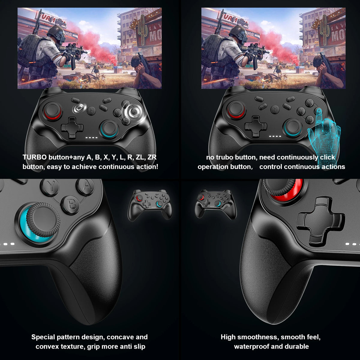 Universal Wireless Game Controller - Switch, iOS, Android & PC