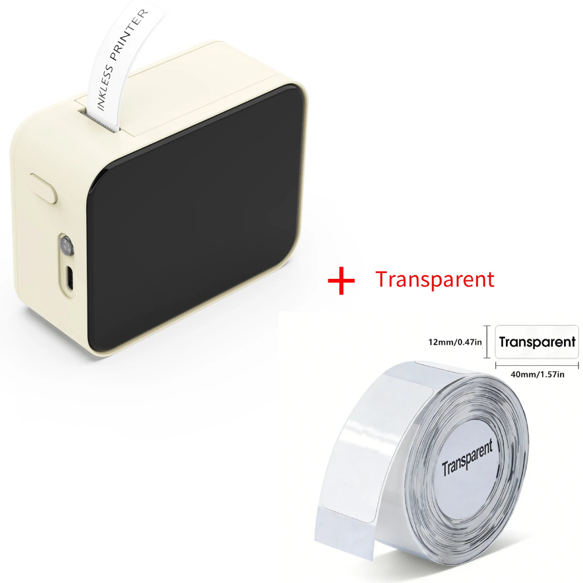 MarkLife P15 Mini Label Printer - Bluetooth Thermal, No Ink