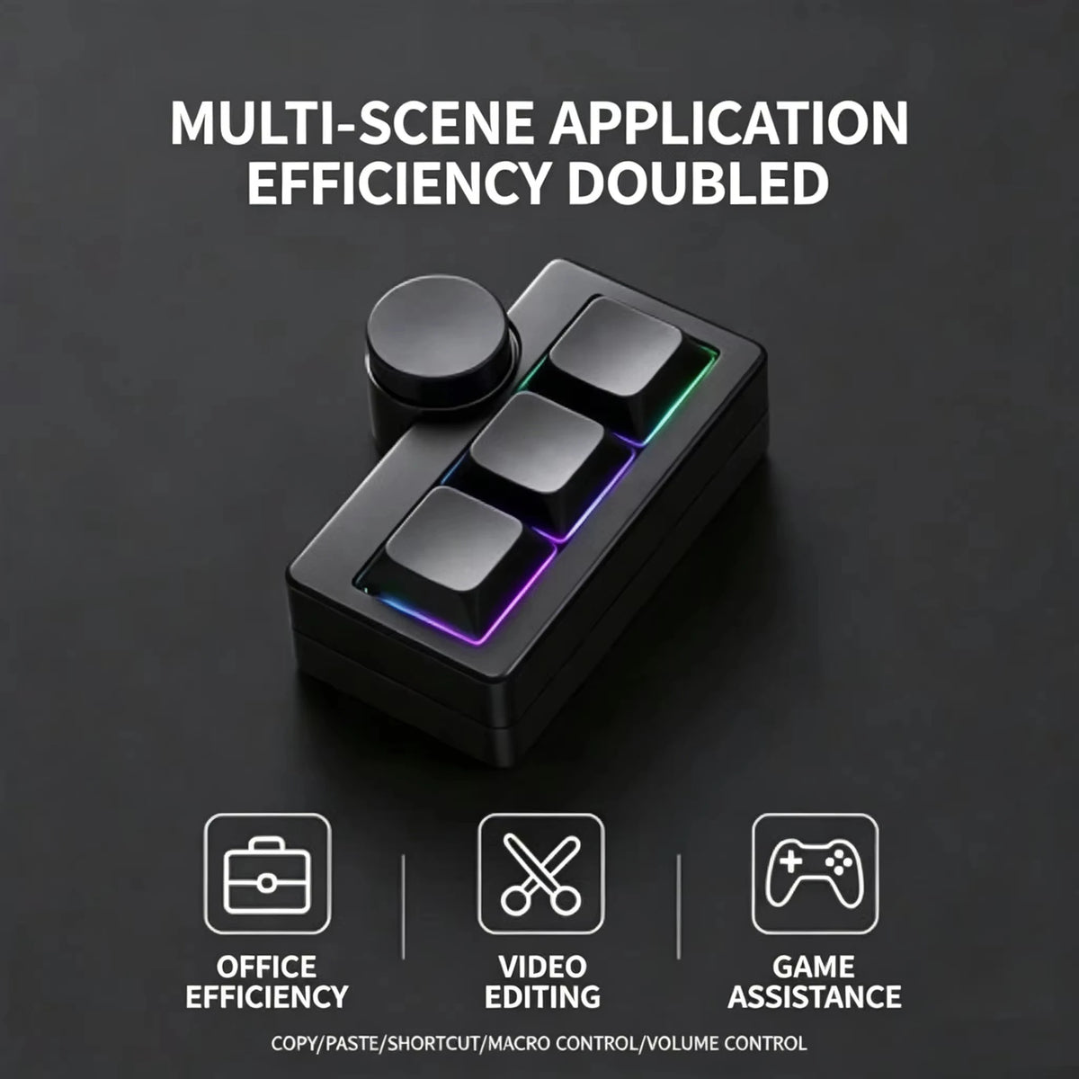 Hot-Swappable RGB Mini Mechanical Keyboard