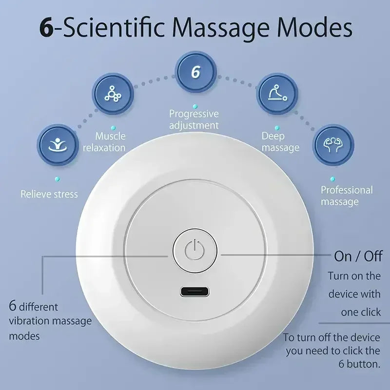 Mini Massage Gun - Ultra-Quiet Deep Tissue Percussion