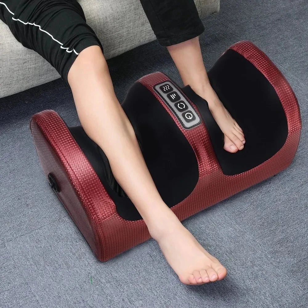 Shiatsu Heated Foot Massager - Deep Kneading Calf & Foot Massage