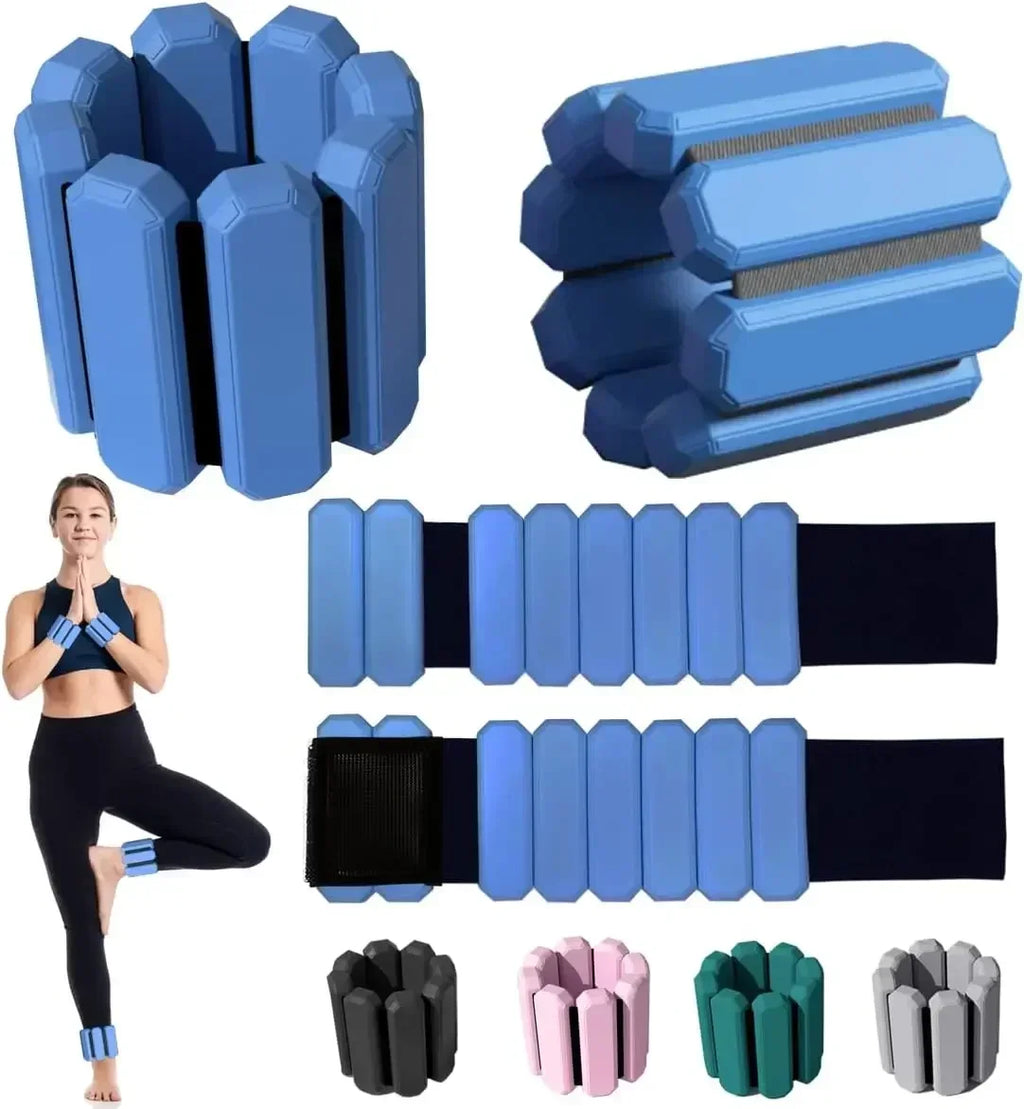 Adjustable Wrist & Ankle Weights - 450g or 900g Pair