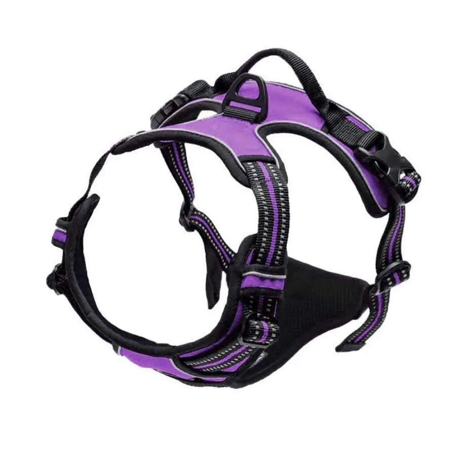 No-Pull Dog Harness - Reflective Front-Clip Harness with Handle