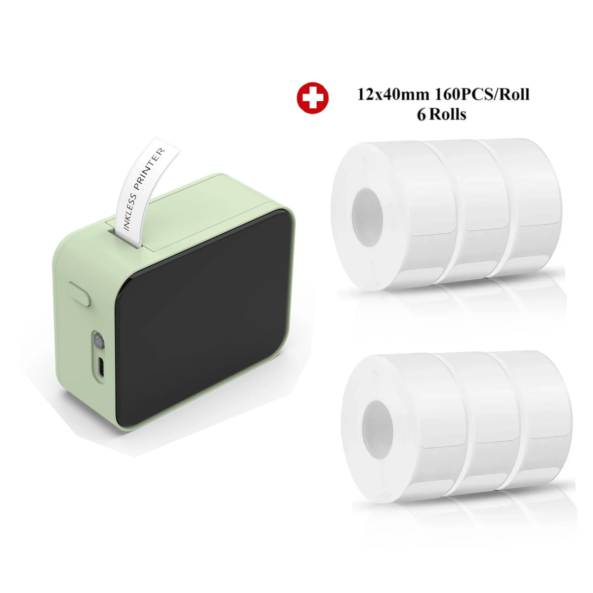 MarkLife P15 Mini Label Printer - Bluetooth Thermal, No Ink