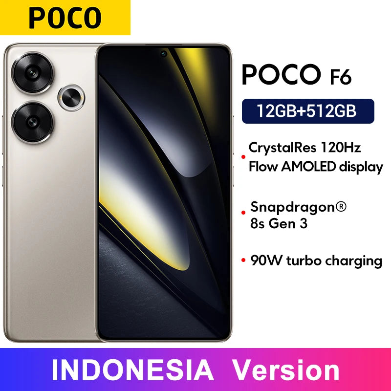POCO F6 5G - Snapdragon Flagship Performance, 120Hz Flow AMOLED