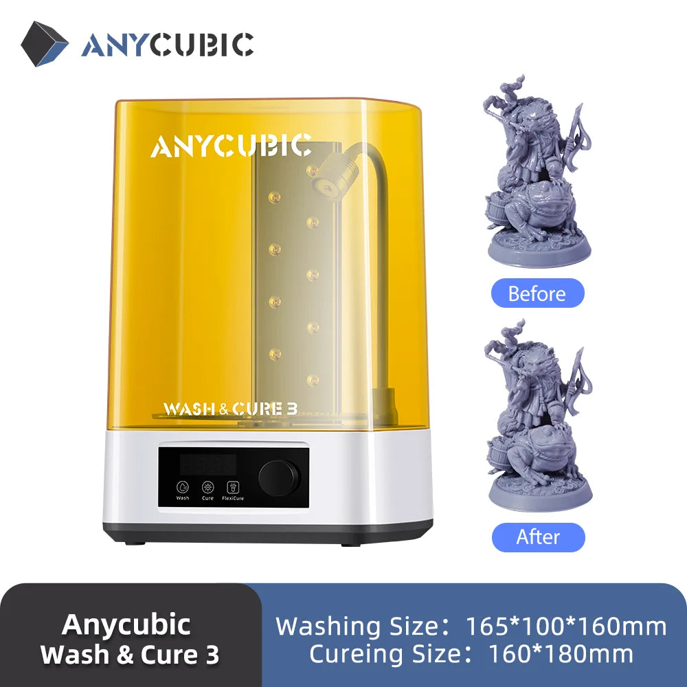 ANYCUBIC Wash & Cure 3 - 4L Resin Washing & Curing Station